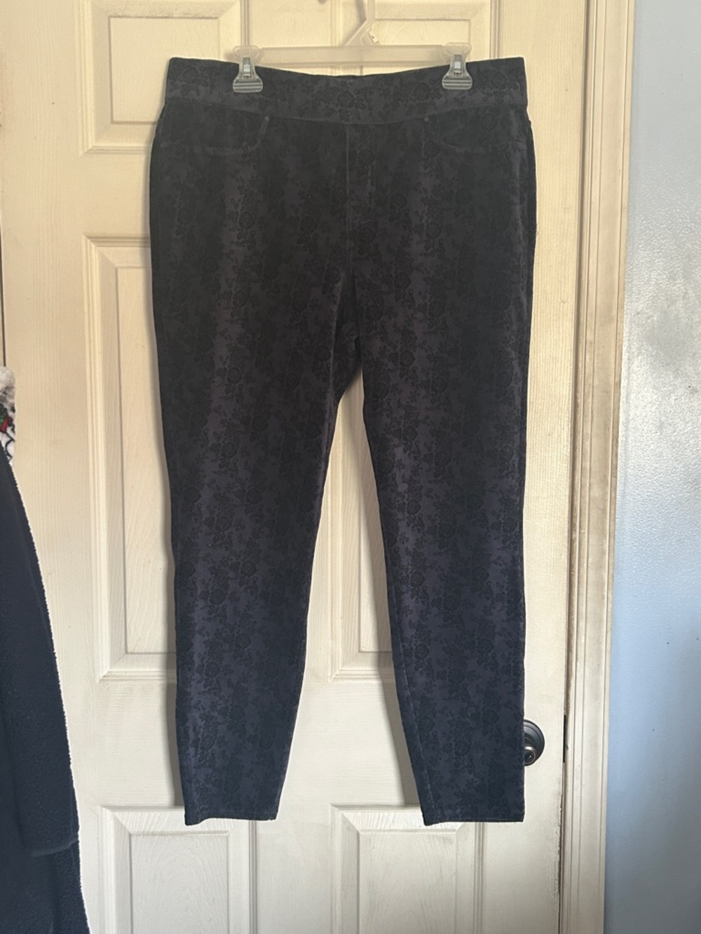 Khakis & Co printed pull on corduroy pant size XXL
